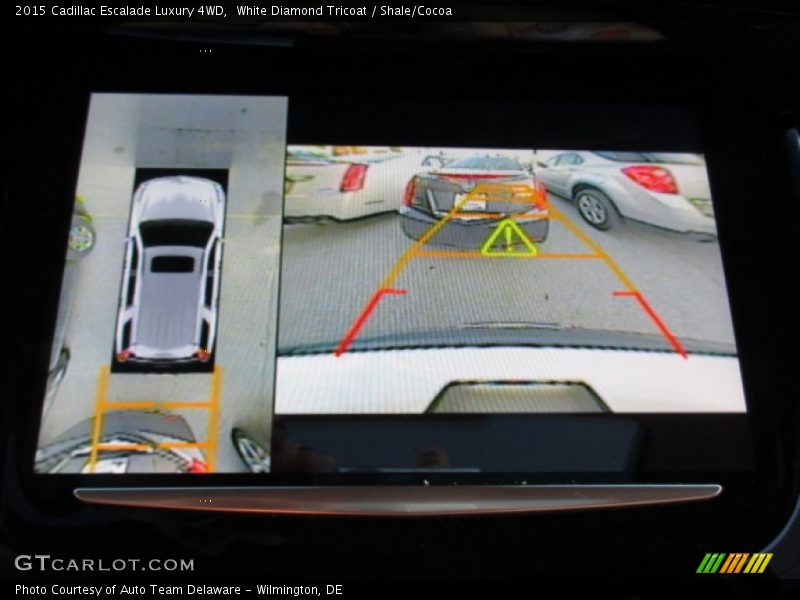 White Diamond Tricoat / Shale/Cocoa 2015 Cadillac Escalade Luxury 4WD