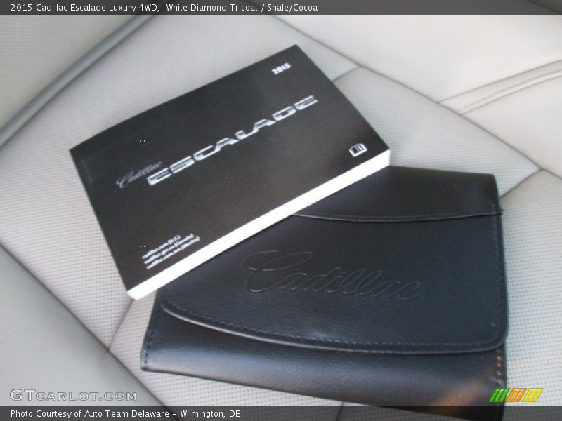 White Diamond Tricoat / Shale/Cocoa 2015 Cadillac Escalade Luxury 4WD