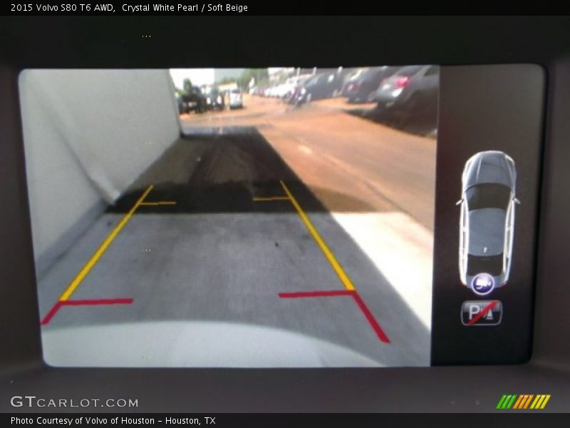 Crystal White Pearl / Soft Beige 2015 Volvo S80 T6 AWD