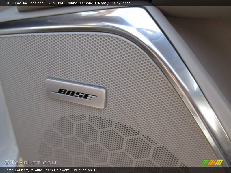 White Diamond Tricoat / Shale/Cocoa 2015 Cadillac Escalade Luxury 4WD