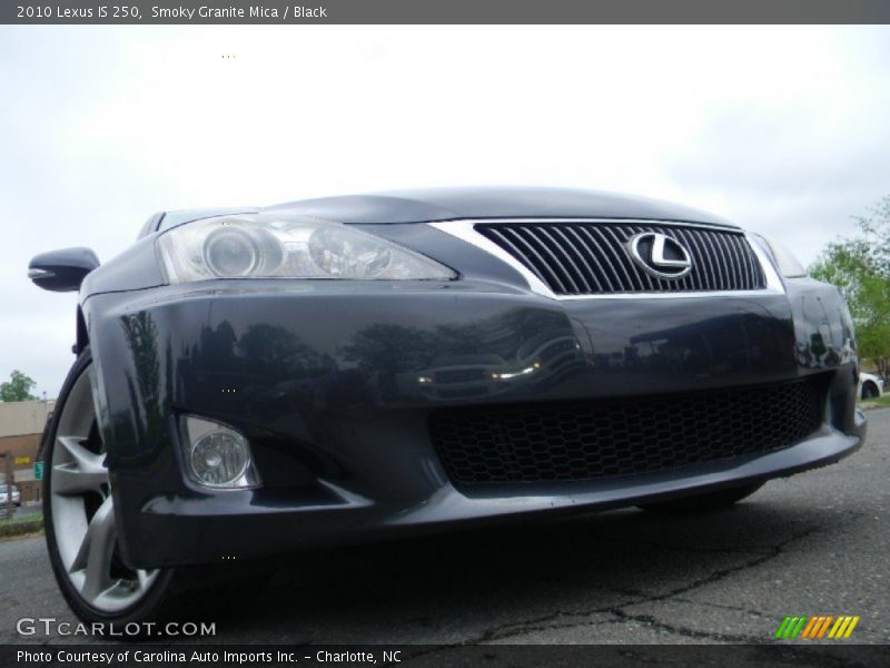 Smoky Granite Mica / Black 2010 Lexus IS 250
