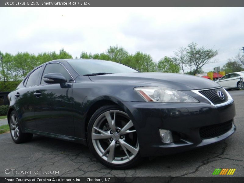 Smoky Granite Mica / Black 2010 Lexus IS 250