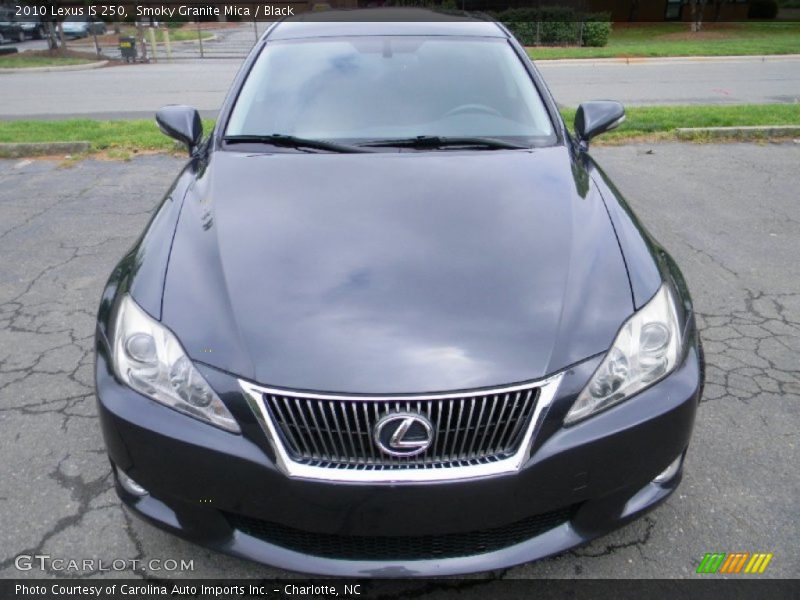 Smoky Granite Mica / Black 2010 Lexus IS 250