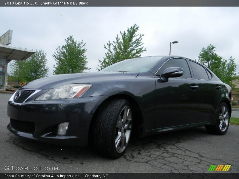 Smoky Granite Mica / Black 2010 Lexus IS 250