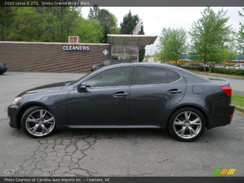 Smoky Granite Mica / Black 2010 Lexus IS 250