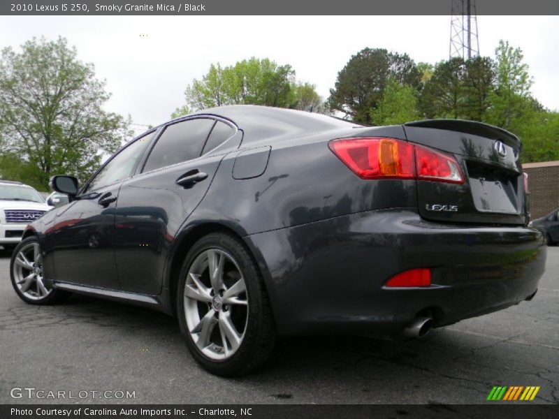 Smoky Granite Mica / Black 2010 Lexus IS 250