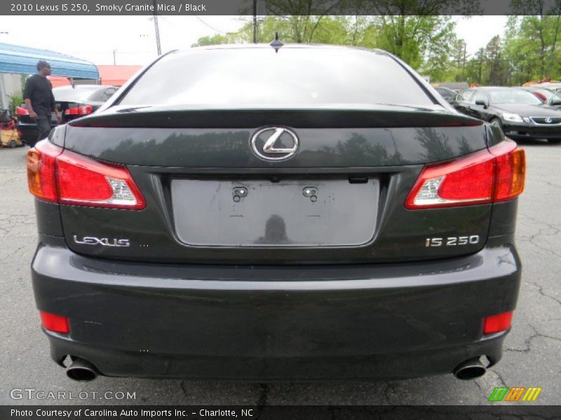 Smoky Granite Mica / Black 2010 Lexus IS 250