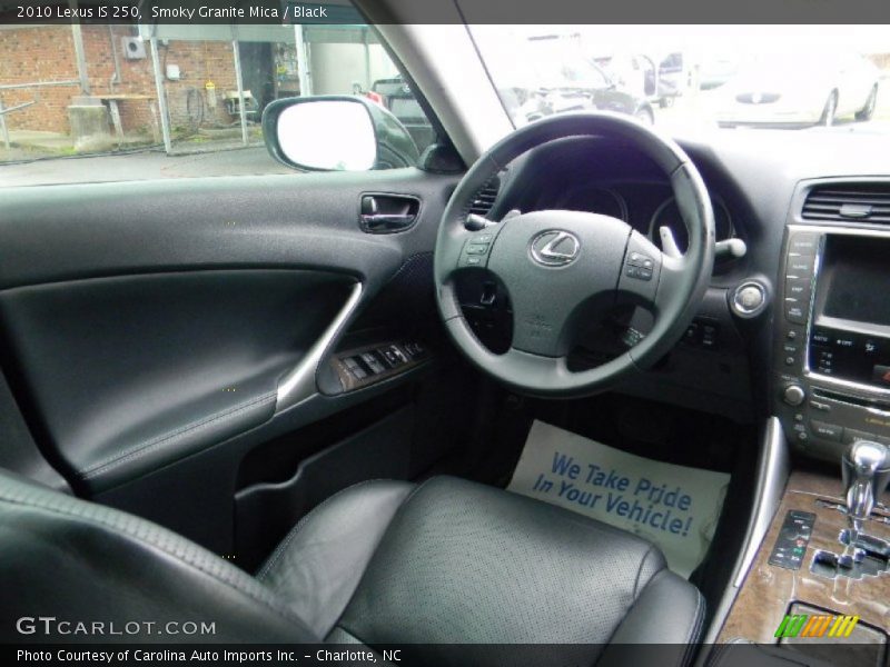 Smoky Granite Mica / Black 2010 Lexus IS 250
