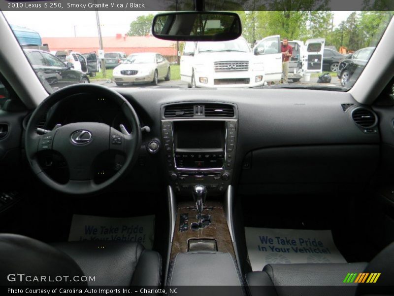 Smoky Granite Mica / Black 2010 Lexus IS 250