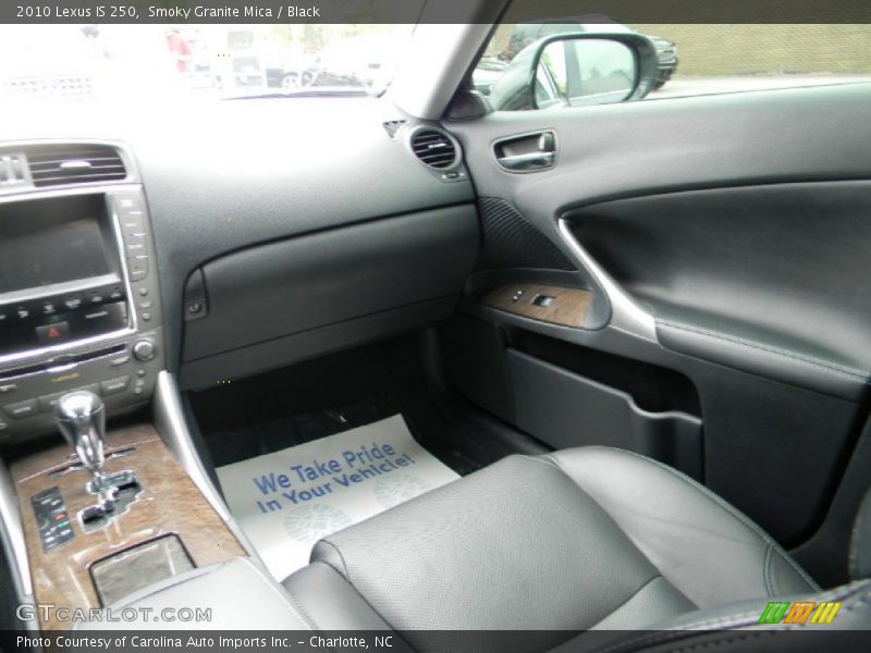 Smoky Granite Mica / Black 2010 Lexus IS 250