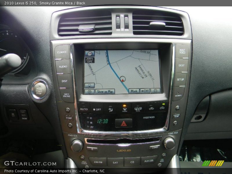 Smoky Granite Mica / Black 2010 Lexus IS 250