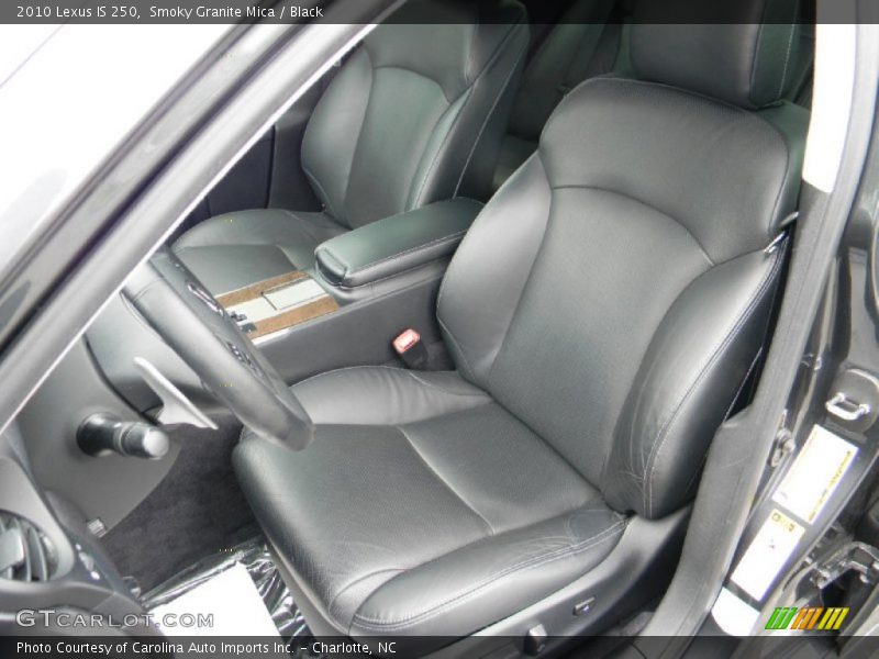 Smoky Granite Mica / Black 2010 Lexus IS 250