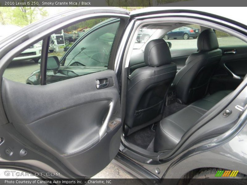 Smoky Granite Mica / Black 2010 Lexus IS 250