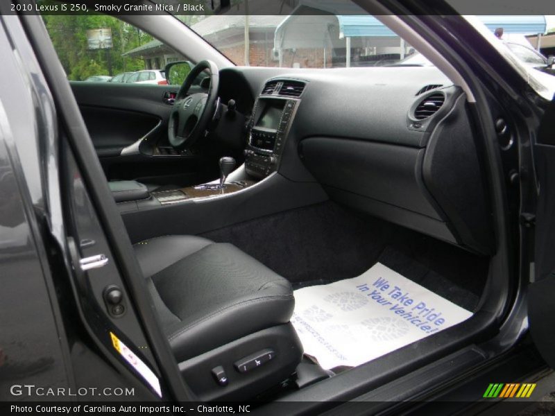 Smoky Granite Mica / Black 2010 Lexus IS 250