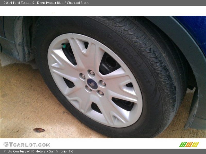Deep Impact Blue / Charcoal Black 2014 Ford Escape S