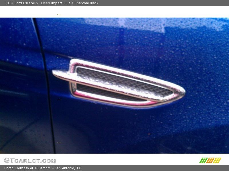 Deep Impact Blue / Charcoal Black 2014 Ford Escape S