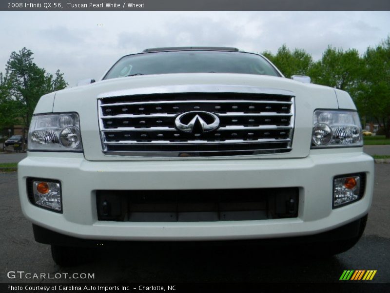 Tuscan Pearl White / Wheat 2008 Infiniti QX 56