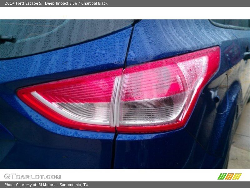 Deep Impact Blue / Charcoal Black 2014 Ford Escape S