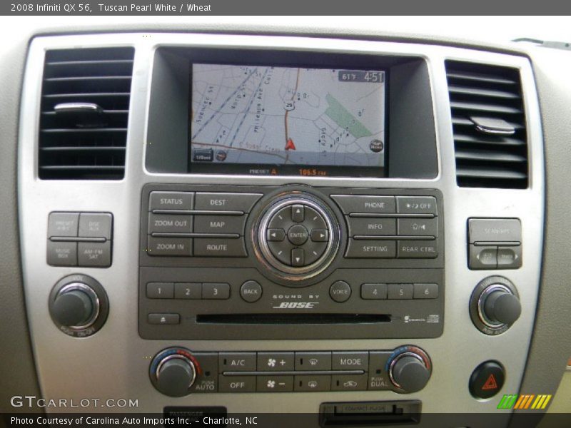 Tuscan Pearl White / Wheat 2008 Infiniti QX 56