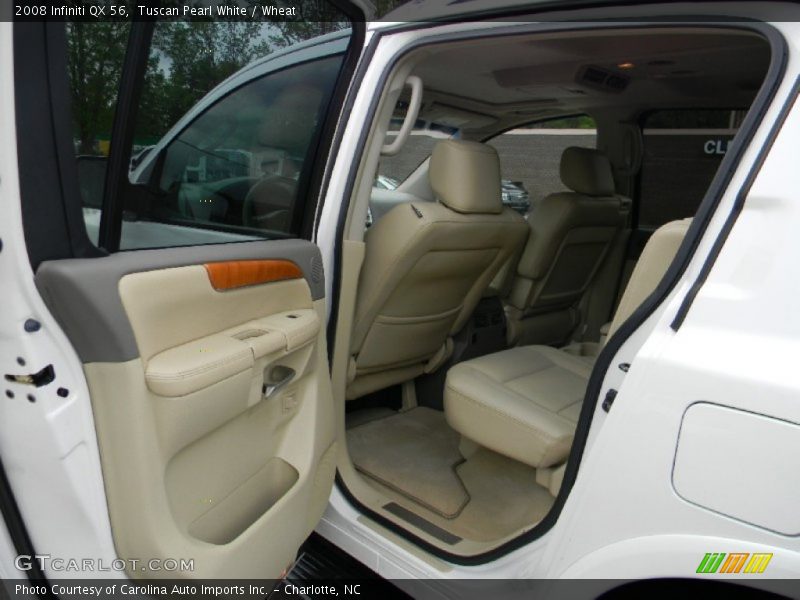 Tuscan Pearl White / Wheat 2008 Infiniti QX 56