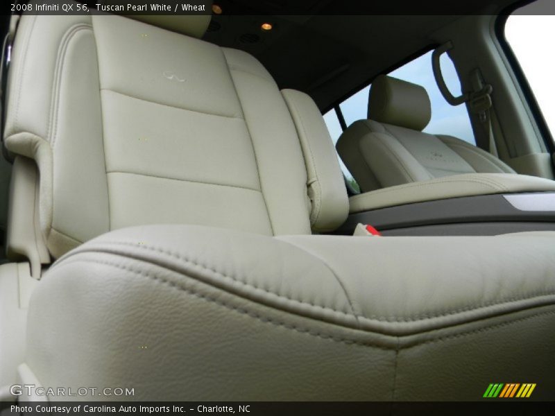 Tuscan Pearl White / Wheat 2008 Infiniti QX 56
