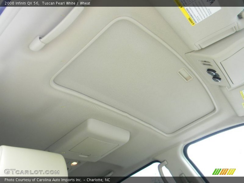 Tuscan Pearl White / Wheat 2008 Infiniti QX 56