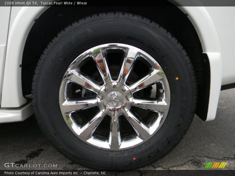 Tuscan Pearl White / Wheat 2008 Infiniti QX 56