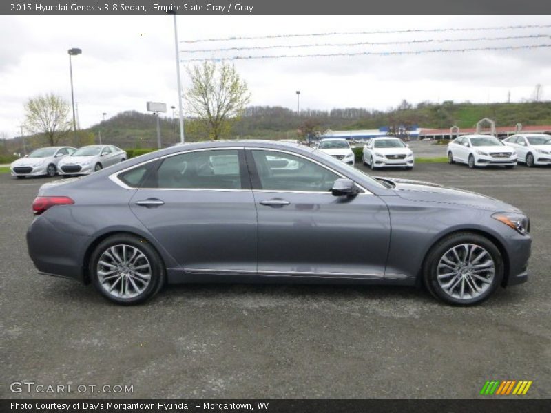 Empire State Gray / Gray 2015 Hyundai Genesis 3.8 Sedan