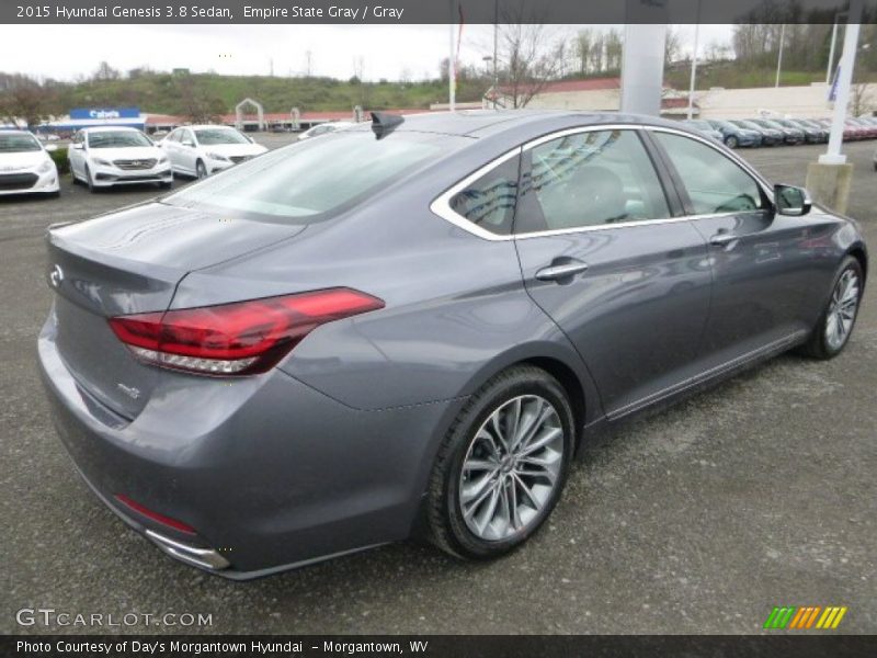 Empire State Gray / Gray 2015 Hyundai Genesis 3.8 Sedan