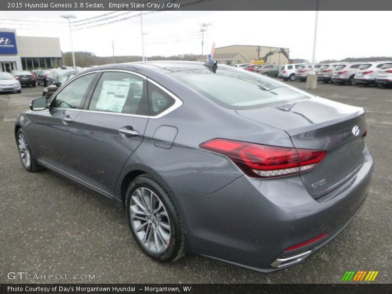 Empire State Gray / Gray 2015 Hyundai Genesis 3.8 Sedan