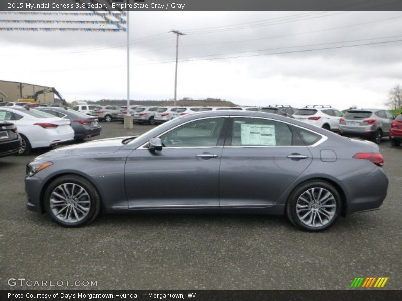 Empire State Gray / Gray 2015 Hyundai Genesis 3.8 Sedan
