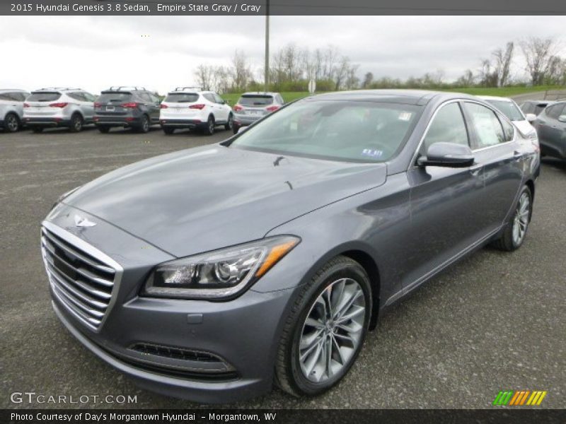 Empire State Gray / Gray 2015 Hyundai Genesis 3.8 Sedan