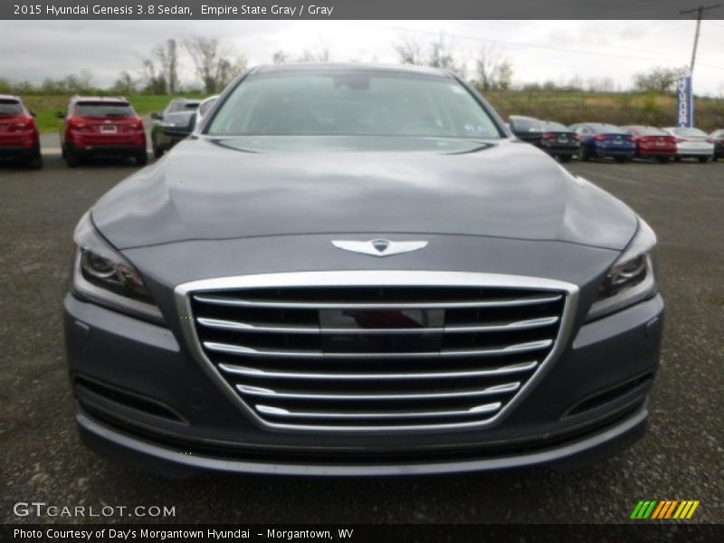 Empire State Gray / Gray 2015 Hyundai Genesis 3.8 Sedan
