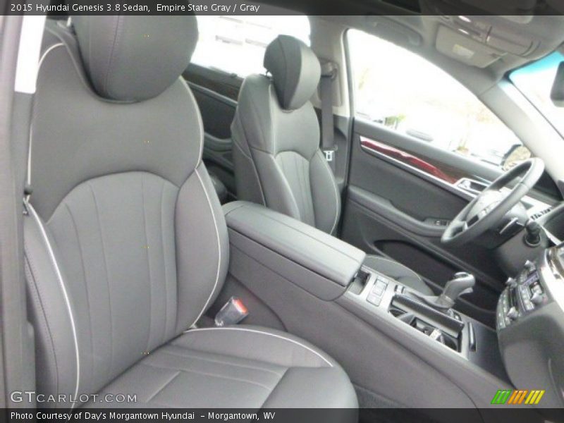 Empire State Gray / Gray 2015 Hyundai Genesis 3.8 Sedan