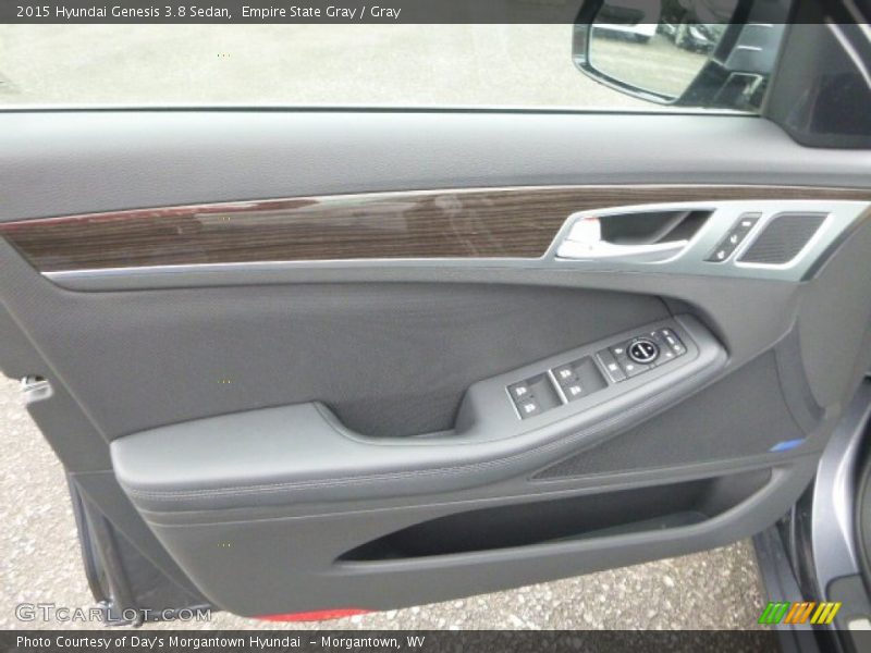 Empire State Gray / Gray 2015 Hyundai Genesis 3.8 Sedan