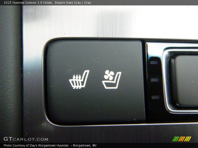 Empire State Gray / Gray 2015 Hyundai Genesis 3.8 Sedan