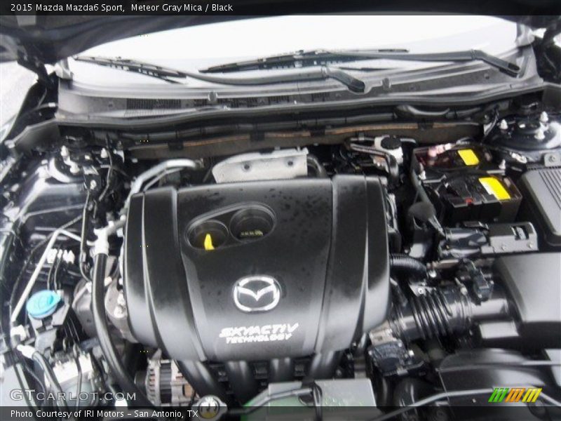 Meteor Gray Mica / Black 2015 Mazda Mazda6 Sport