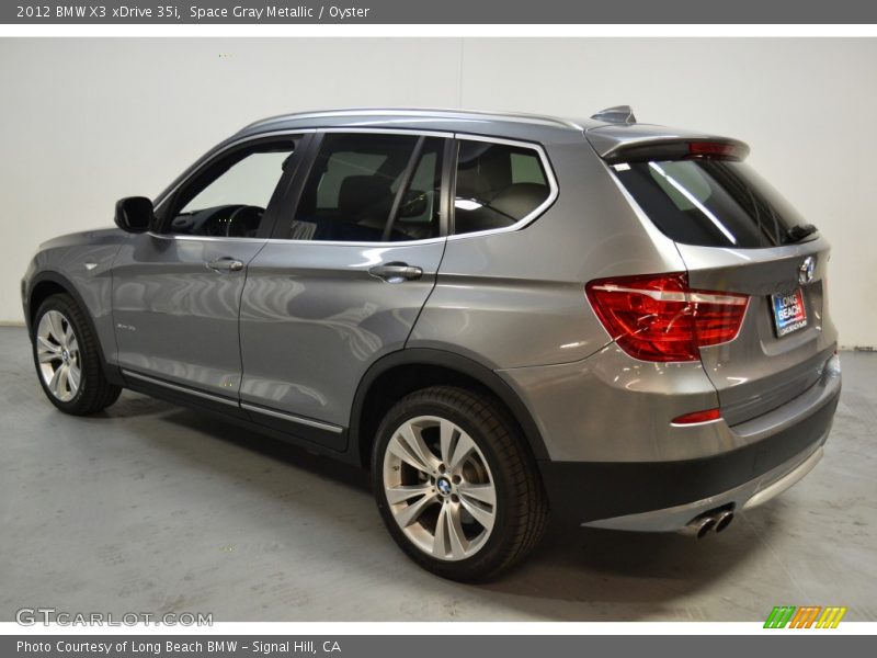 Space Gray Metallic / Oyster 2012 BMW X3 xDrive 35i