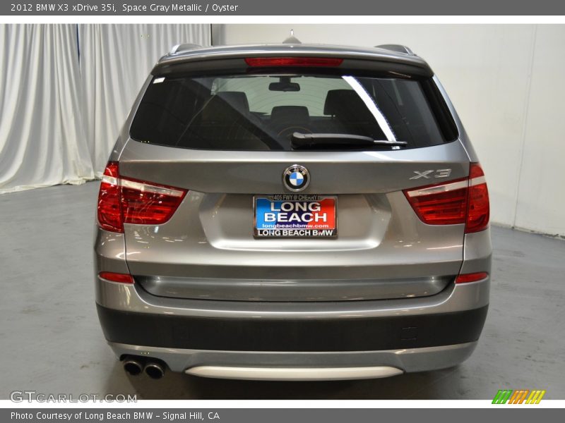 Space Gray Metallic / Oyster 2012 BMW X3 xDrive 35i