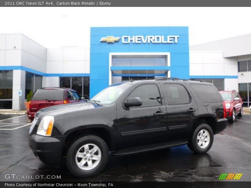 Carbon Black Metallic / Ebony 2011 GMC Yukon SLT 4x4