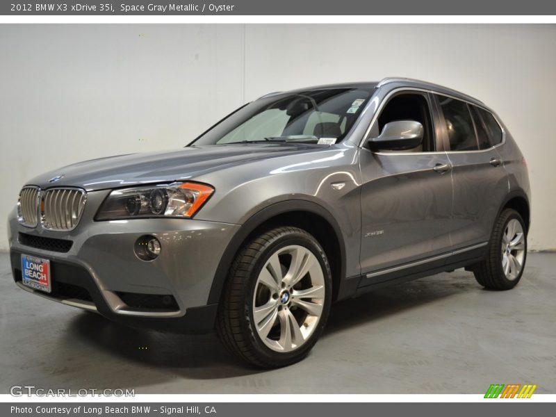 Space Gray Metallic / Oyster 2012 BMW X3 xDrive 35i