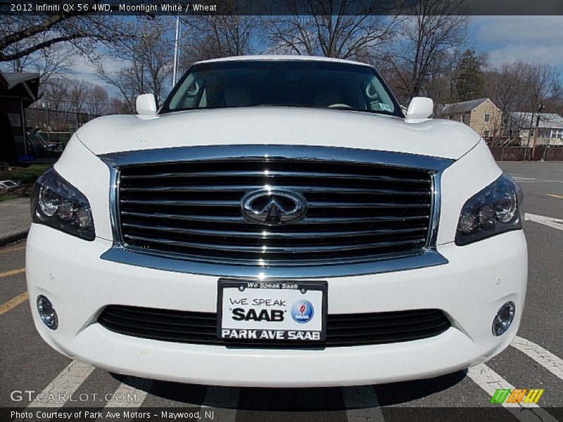 Moonlight White / Wheat 2012 Infiniti QX 56 4WD