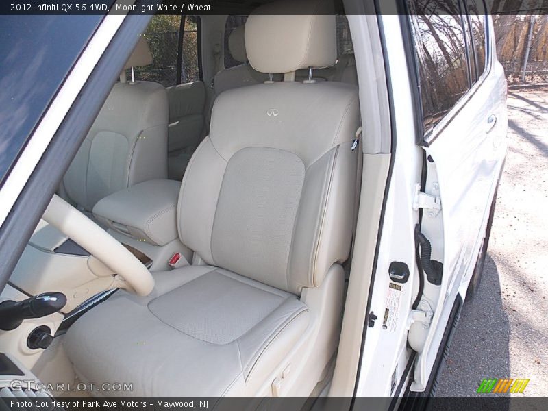 Moonlight White / Wheat 2012 Infiniti QX 56 4WD