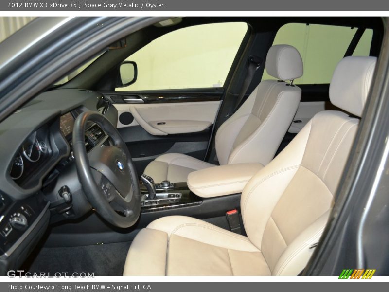 Space Gray Metallic / Oyster 2012 BMW X3 xDrive 35i