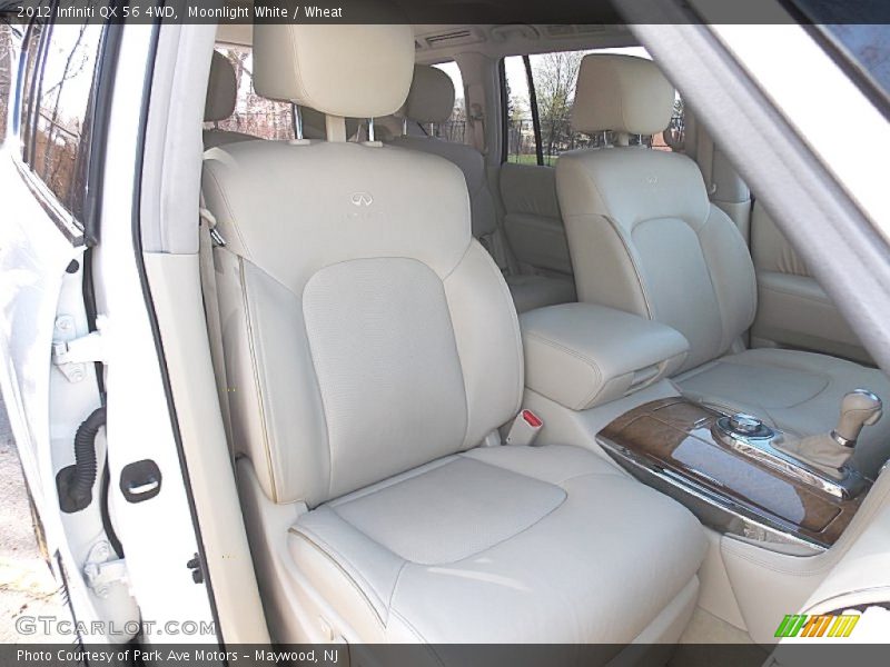 Moonlight White / Wheat 2012 Infiniti QX 56 4WD