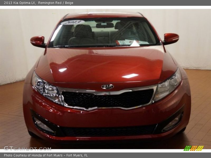 Remington Red / Beige 2013 Kia Optima LX