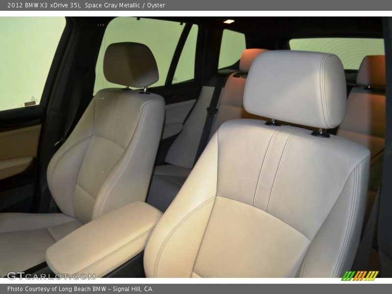 Space Gray Metallic / Oyster 2012 BMW X3 xDrive 35i