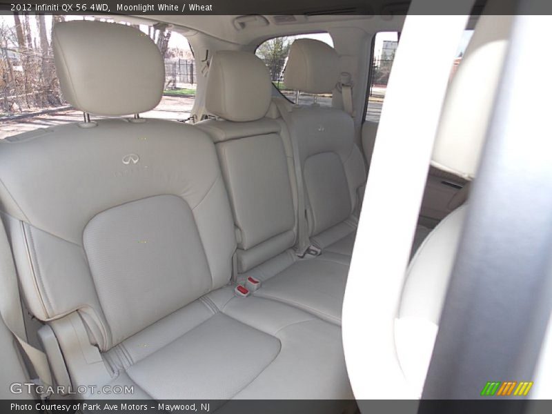 Moonlight White / Wheat 2012 Infiniti QX 56 4WD