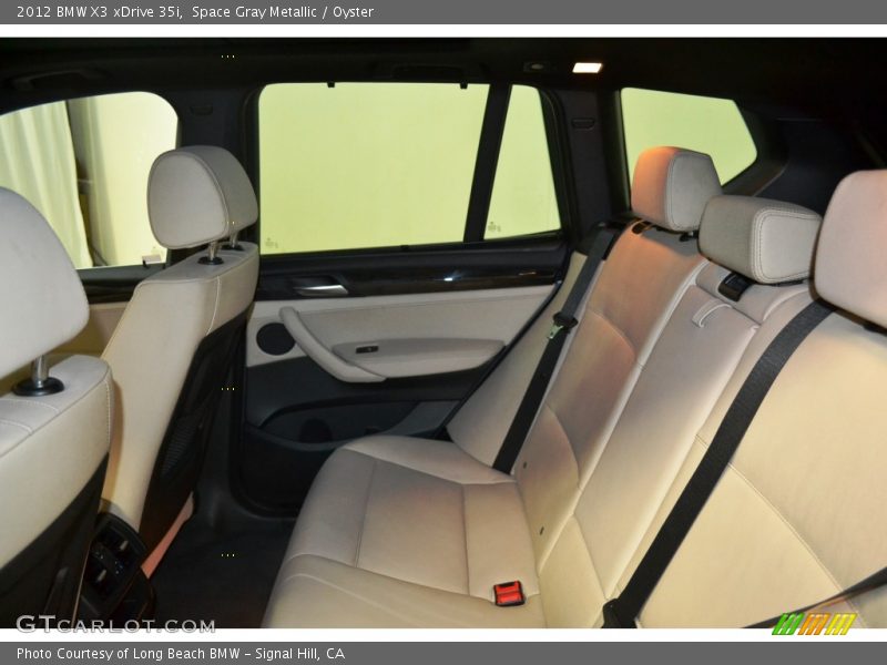 Space Gray Metallic / Oyster 2012 BMW X3 xDrive 35i