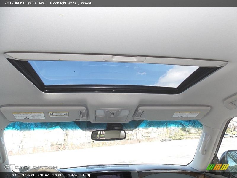 Moonlight White / Wheat 2012 Infiniti QX 56 4WD